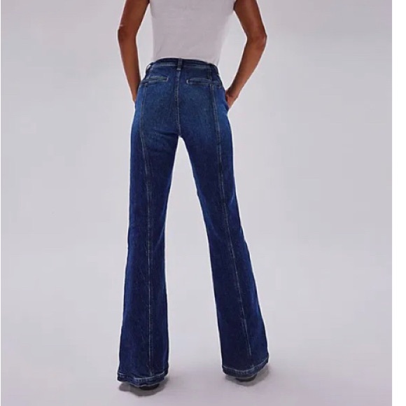 NWT Free People We The Free CRVY Mona High Rise Flare Jeans - Picture 2 of 16